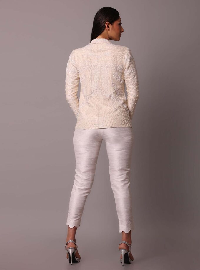 Ivory Blazer Set