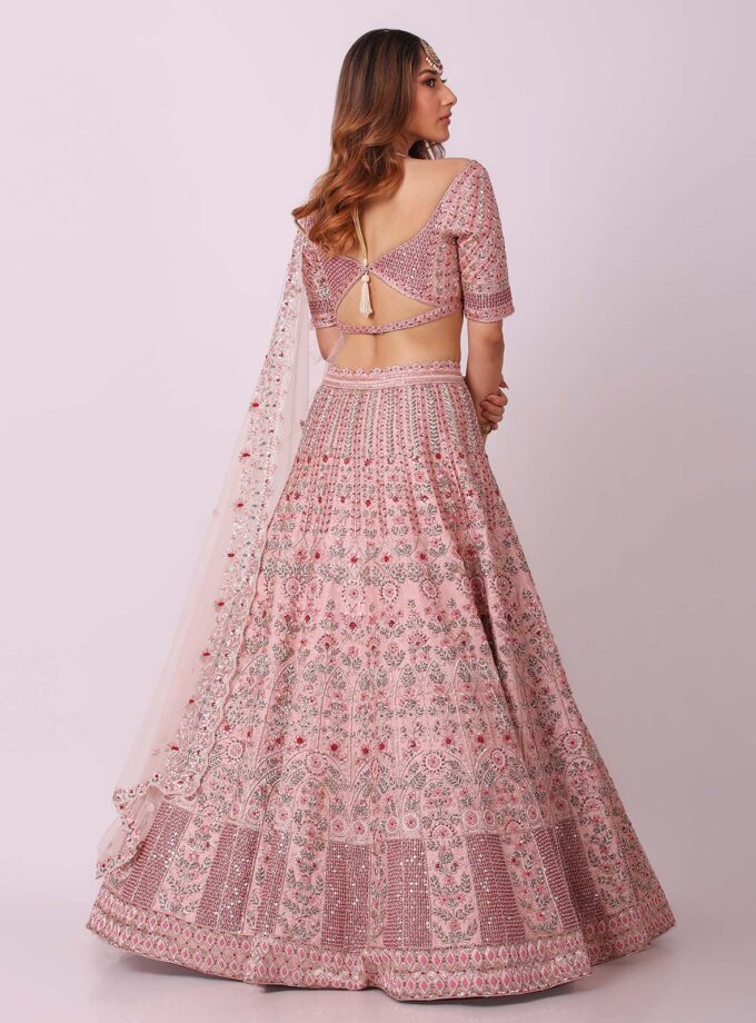 Pink Bridal Lehenga Set